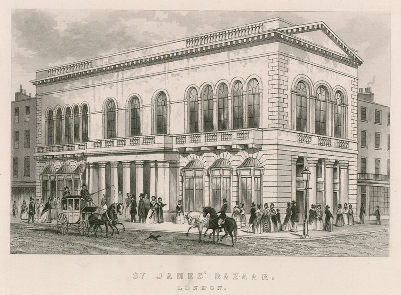 St James Bazaar, Londyn autorstwa English School