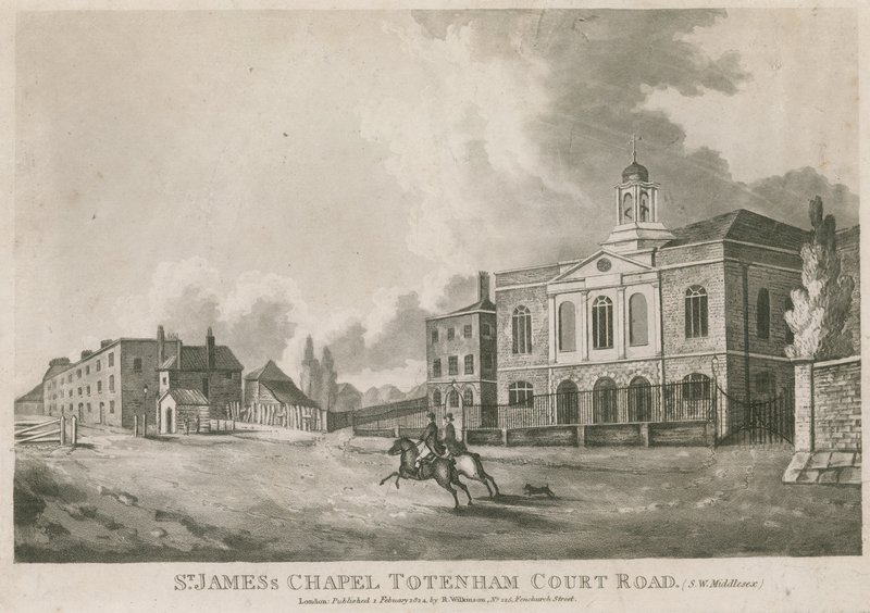 Kaplica św. Jakuba, Tottenham Court Road, Londyn autorstwa English School