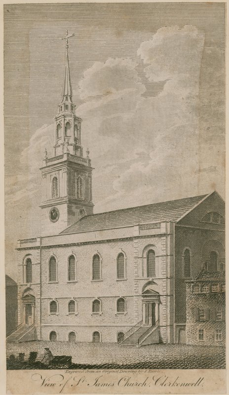 Kościół św Jakuba, Clerkenwell autorstwa English School