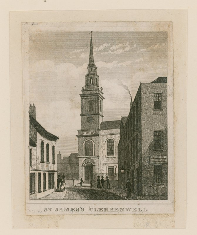 Kościół św Jakuba, Clerkenwell autorstwa English School