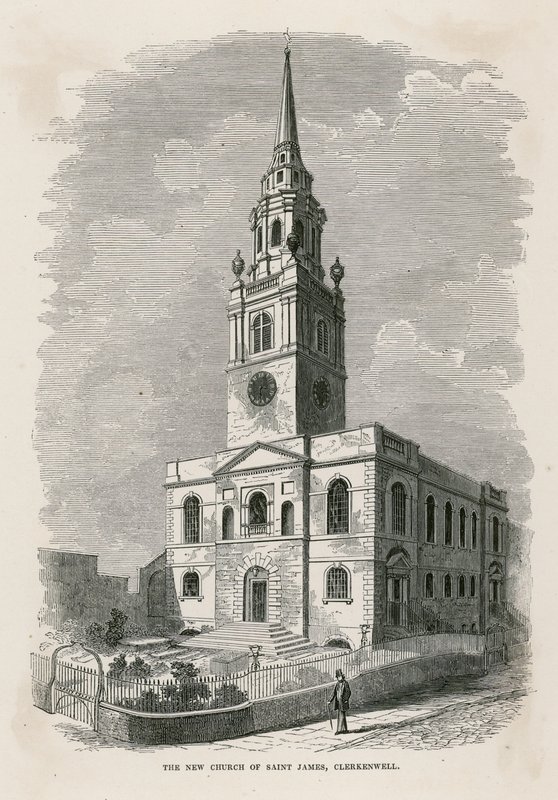 Kościół św Jakuba, Clerkenwell autorstwa English School