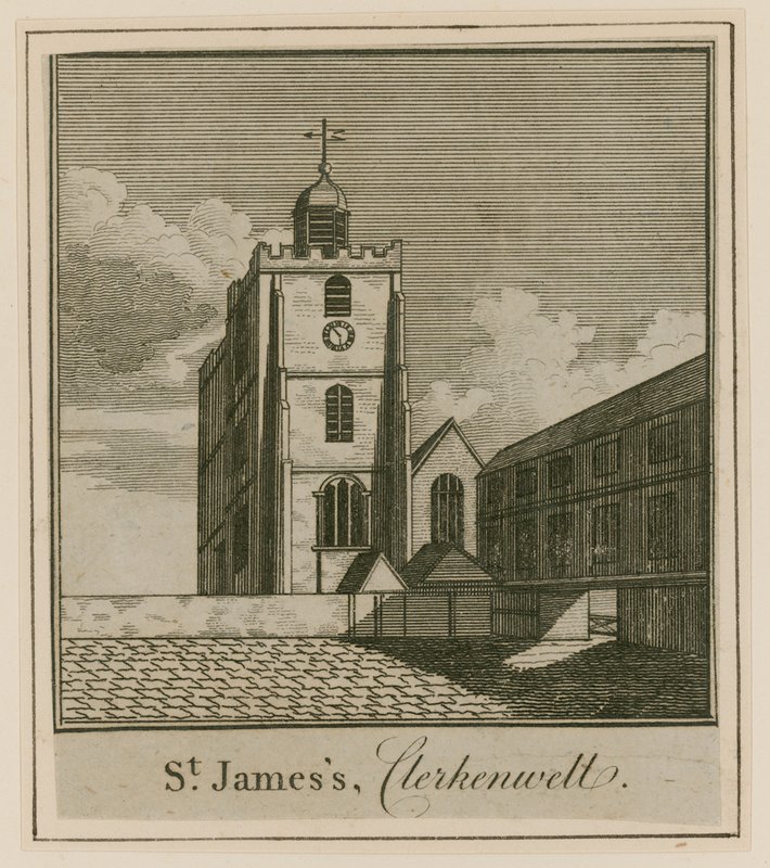 Kościół św Jakuba, Clerkenwell autorstwa English School