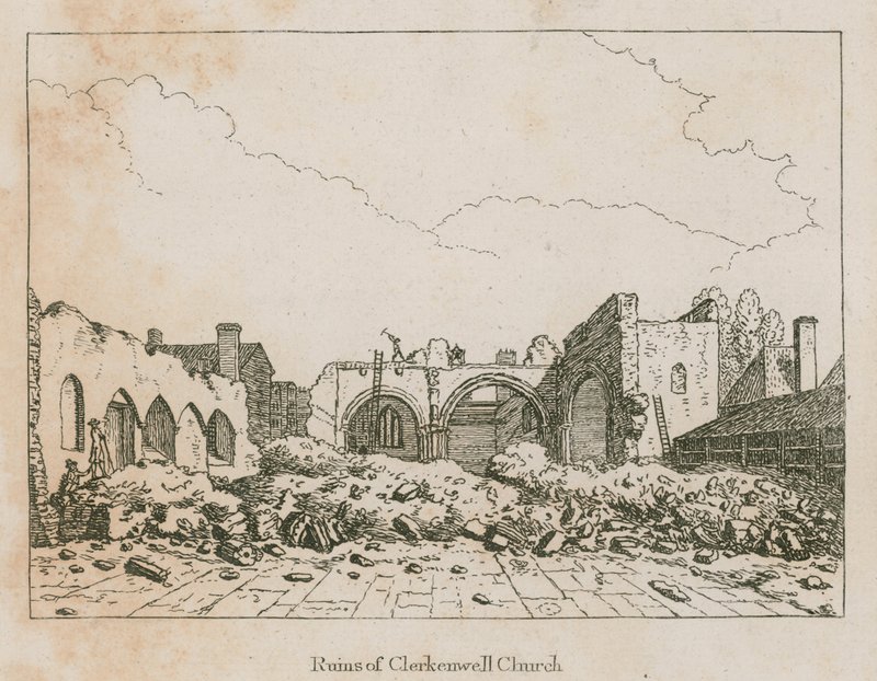 Kościół św Jakuba, Clerkenwell autorstwa English School