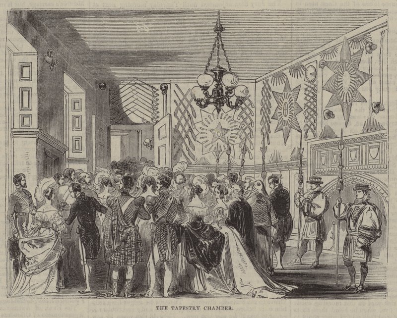 Pałac św. Jakuba, Londyn, Gobelin, Salon autorstwa English School