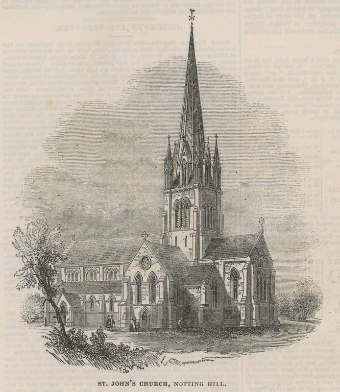 Kościół St Johns, Notting Hill, Londyn autorstwa English School