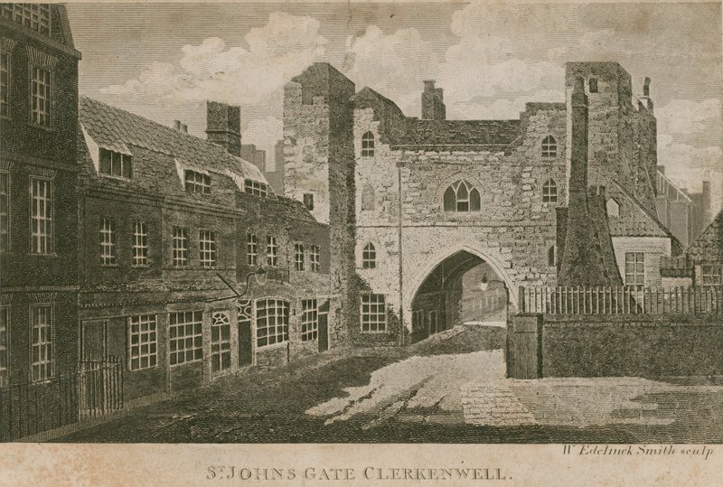 Brama św. Jana, Clerkenwell autorstwa English School