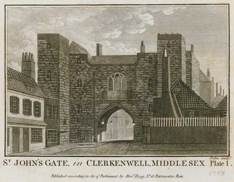 Brama św. Jana, Clerkenwell autorstwa English School
