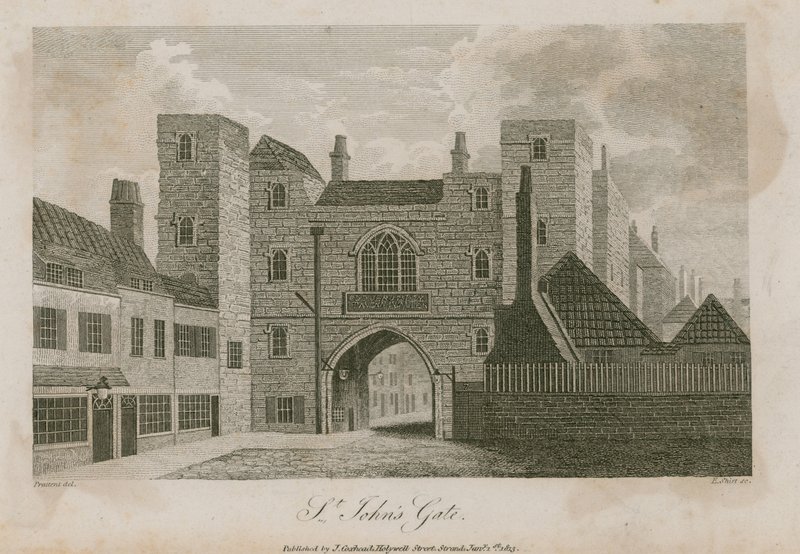 Brama św. Jana, Clerkenwell autorstwa English School