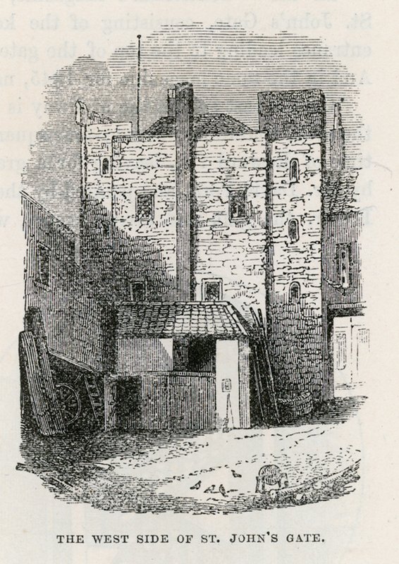 Brama św. Jana, Clerkenwell autorstwa English School
