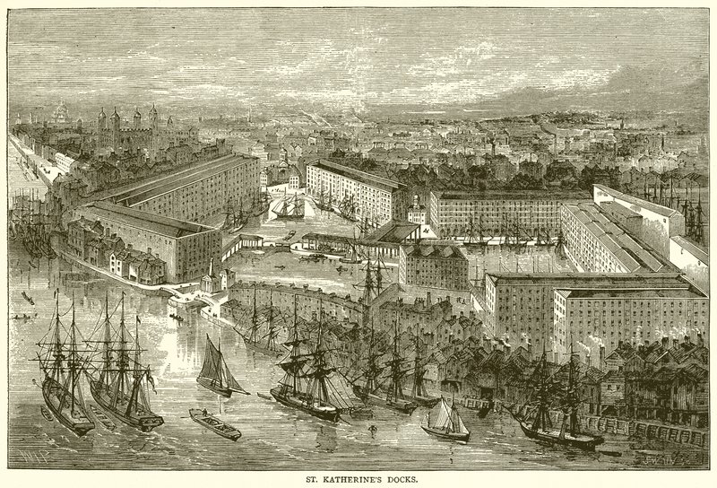 Doki św. Katarzyny autorstwa English School