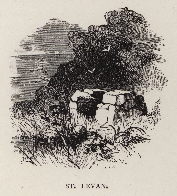 St Levan (rycina) autorstwa English School