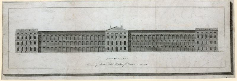 Szpital św. Łukasza dla lunatyków, Old Street autorstwa English School