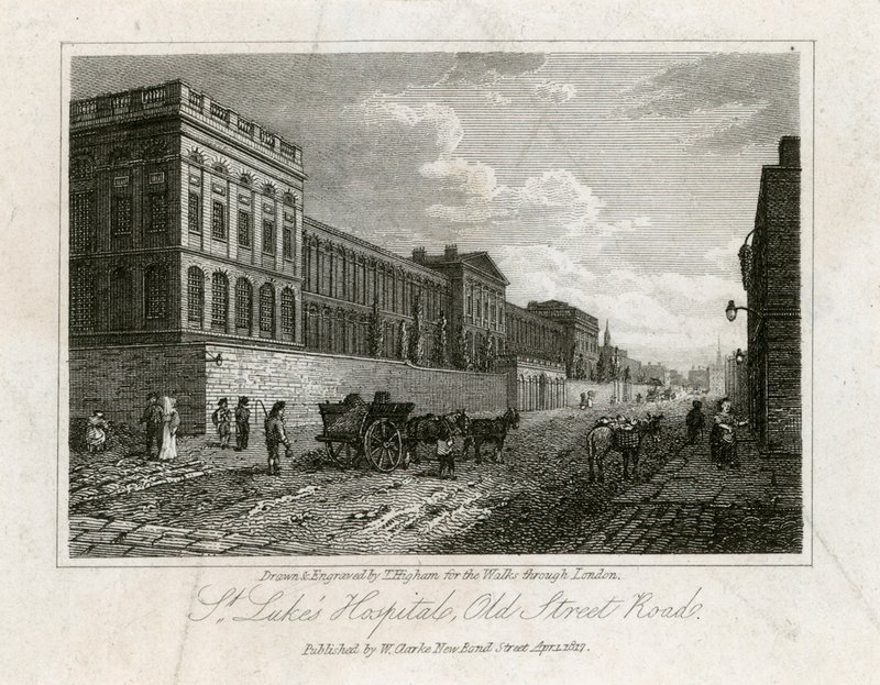 Szpital św. Łukasza dla lunatyków, Old Street autorstwa English School