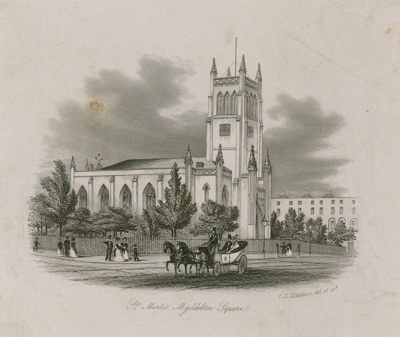 Kościół św. Marka, Clerkenwell autorstwa English School