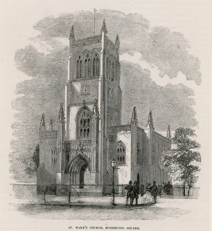 Kościół św. Marka, Clerkenwell autorstwa English School