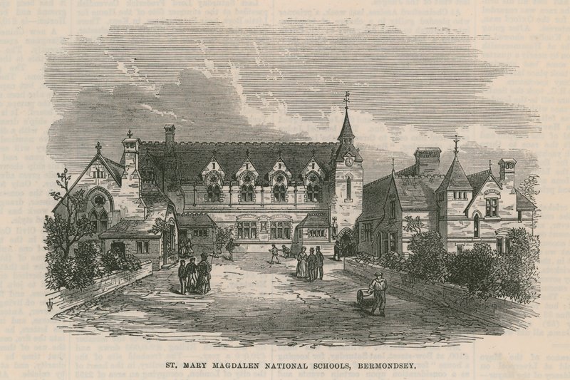 St Mary Magdalen National Schools w Bermondsey autorstwa English School