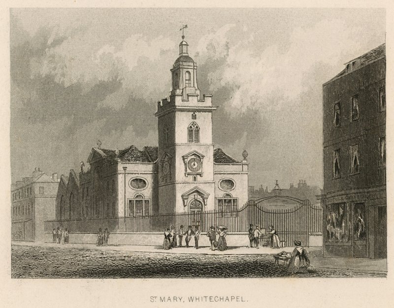 St Mary, Whitechapel, Londyn autorstwa English School