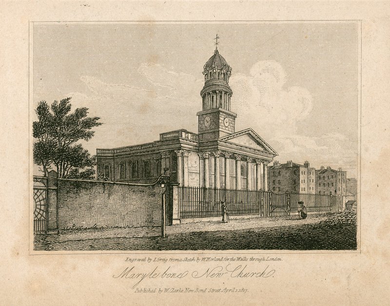 Kościół St Marylebone, Londyn autorstwa English School