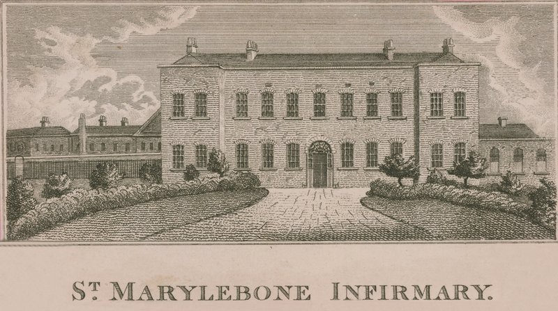 Szpital St Marylebone autorstwa English School