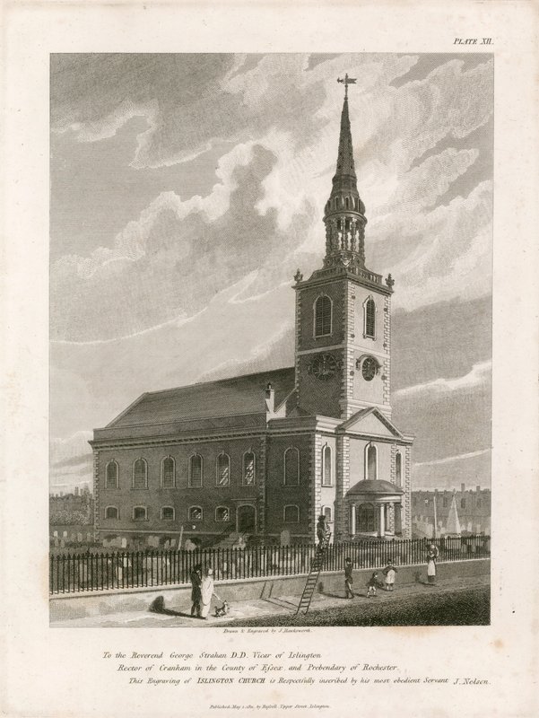 St Marys Church, Islington (nowy kościół) autorstwa English School