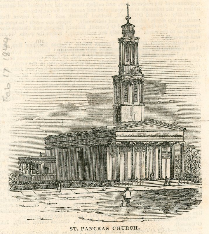 Kościół St Pancras, Londyn autorstwa English School