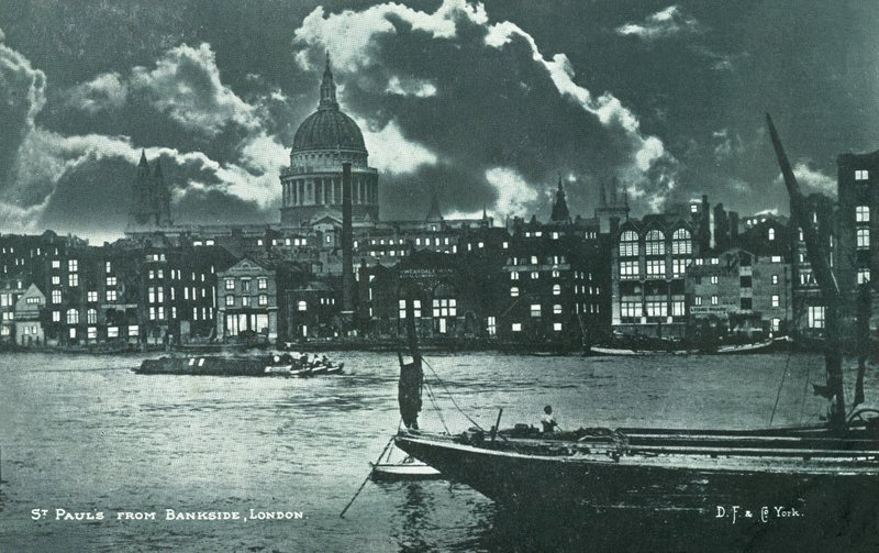 Katedra św. Pawła z Bankside autorstwa English School
