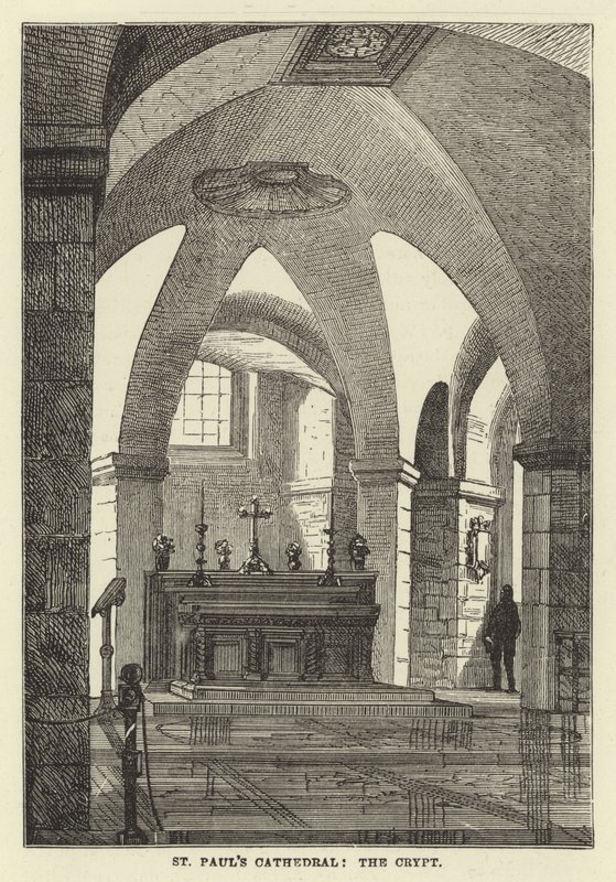 Katedra św. Pawła, krypta autorstwa English School