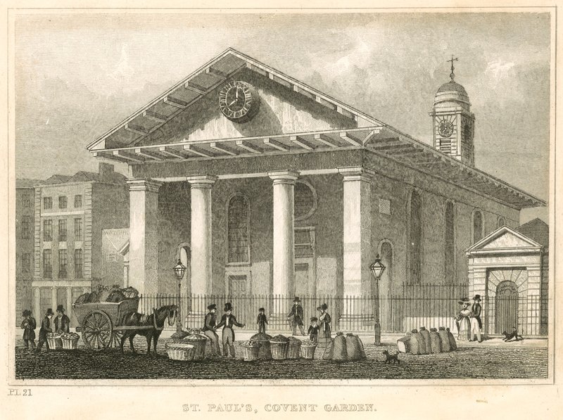 St Pauls, Covent Garden, Londyn autorstwa English School