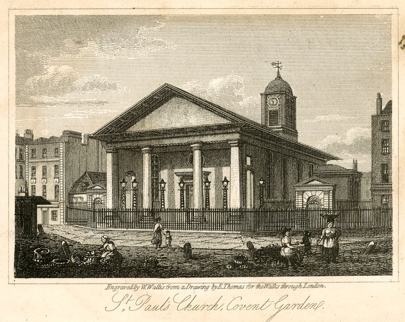 St Pauls, Covent Garden, Londyn autorstwa English School