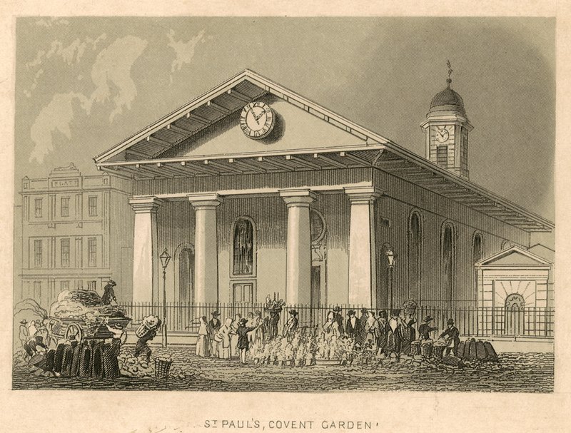 St Pauls, Covent Garden, Londyn autorstwa English School