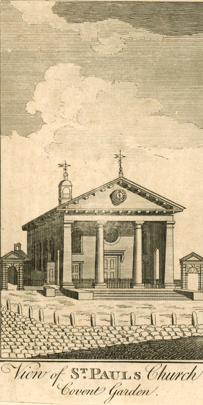 St Pauls, Covent Garden, Londyn autorstwa English School