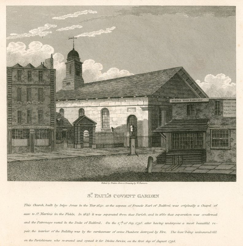 St Pauls, Covent Garden, Londyn autorstwa English School