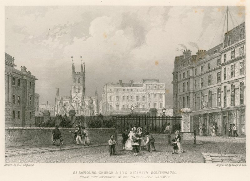 Kościół św. Zbawicieli, Southwark autorstwa English School