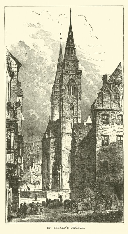 Kościół św Sebalda autorstwa English School