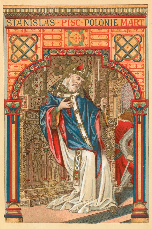 Św. Stanisław Polski autorstwa English School