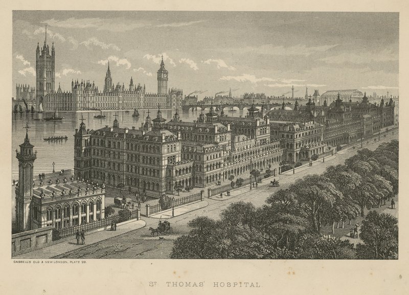 Szpital św. Tomasza, Londyn autorstwa English School