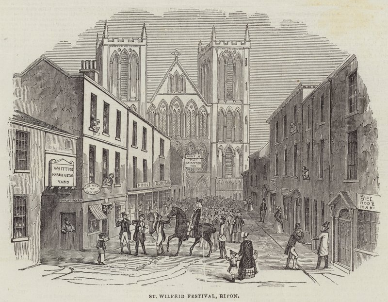St Wilfrid Festival, Ripon (grafika) autorstwa English School