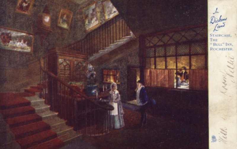 Klatka schodowa, The Bull Inn, Rochester autorstwa English School