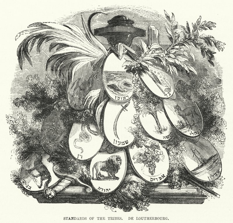 Standardy plemion, De Loutherbourg (grafika) autorstwa English School