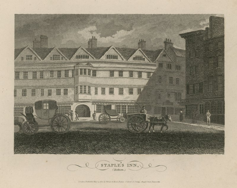 Staples Inn, Holborn autorstwa English School