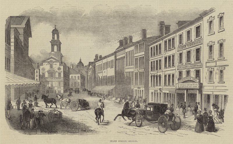 State Street, Boston autorstwa English School