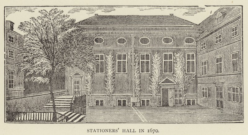 Sala Stacjonarna w 1670 r. (grafika) autorstwa English School