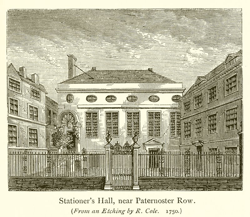 Sala Stacjonarna, w pobliżu Paternoster Row autorstwa English School