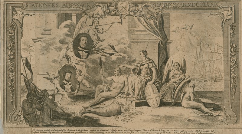Almanach papeterii na rok 1780 autorstwa English School