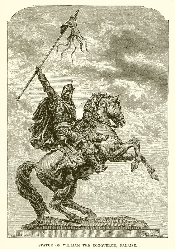 Posąg Wilhelma Zdobywcy, Falaise autorstwa English School