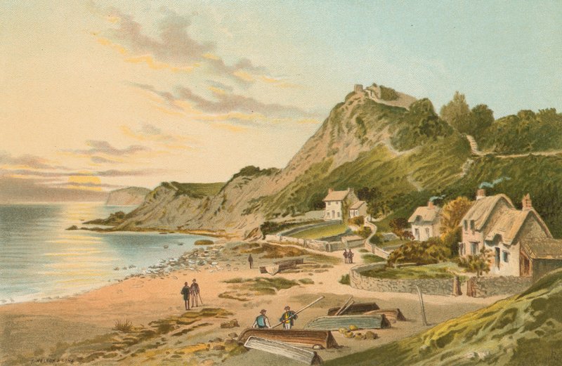 Steephill Cove, Ventnor — wyspa Wight autorstwa English School