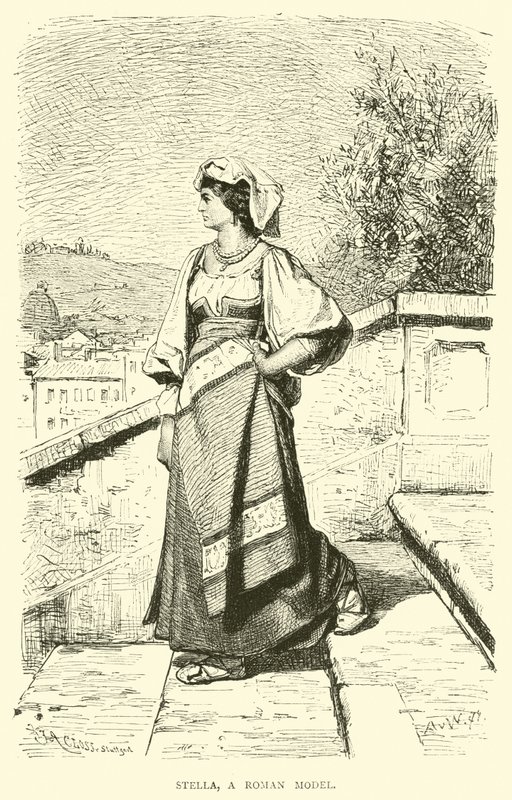 Stella, rzymska modelka autorstwa English School