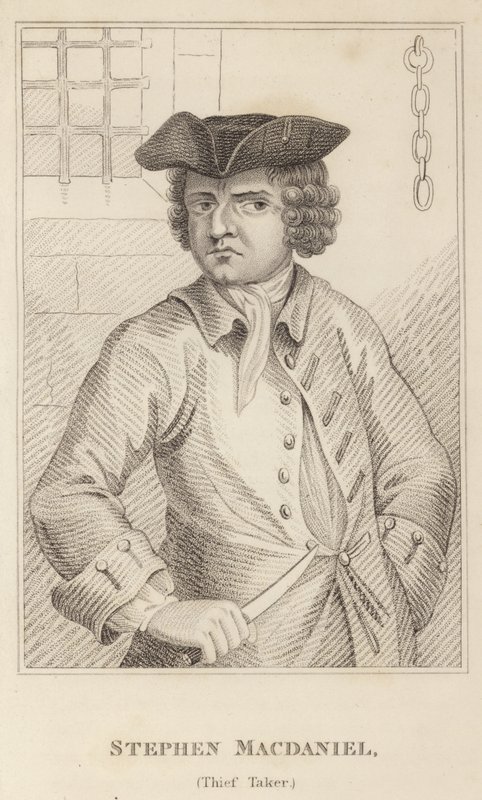Stephen Macdaniel, złodziej biorca autorstwa English School