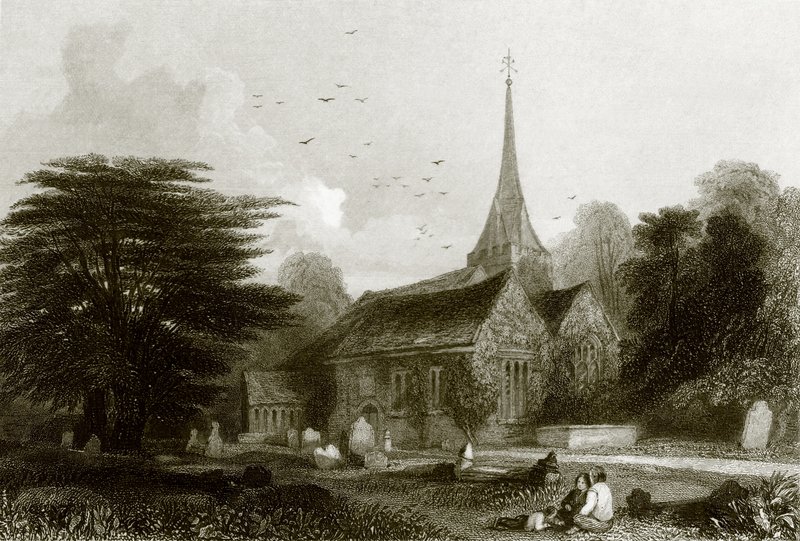 Stoke Poges autorstwa English School