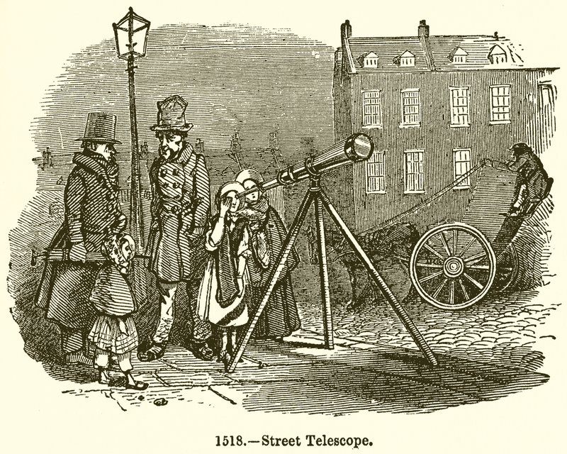 Teleskop uliczny autorstwa English School